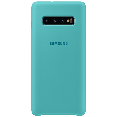 Samsung Galaxy S10+ aizsargvāciņš (Samsung Silicone Cover) | Turquoise/Yellow/Blue Tirkīzzils 4 img.